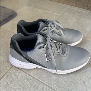 Callaway Gray and Black Men's Athletic Lace-Up Sneakers